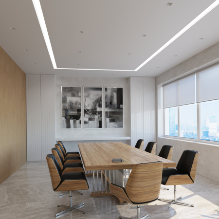 SABER 100 Встраиваемый профильный гипсовый светильник