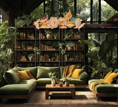 Подвесная люстра Fluorite FL1099-24P