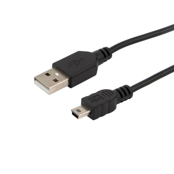 Кабель USB mini USB длинный штекер 1м черн. Rexant 18-4402