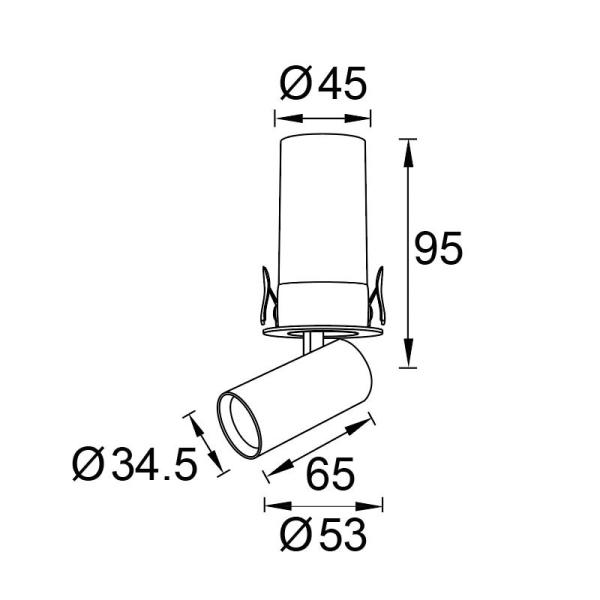 Встраиваемый светильник Mantra 9145