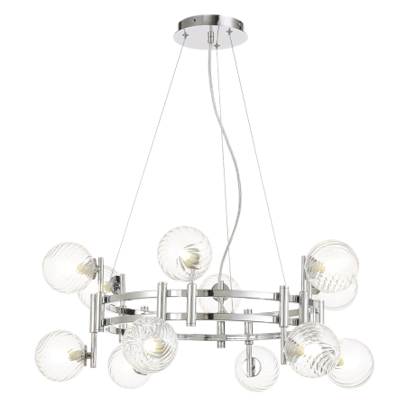 Crystal Lux Люстра Crystal Lux LUXURY SP12 CHROME