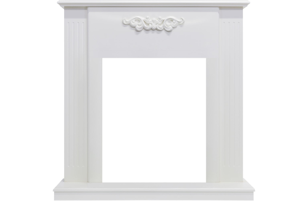 Royal Flame Каминокомплект Capri - Белое дерево делюкс с очагом Majestic FX M Brass