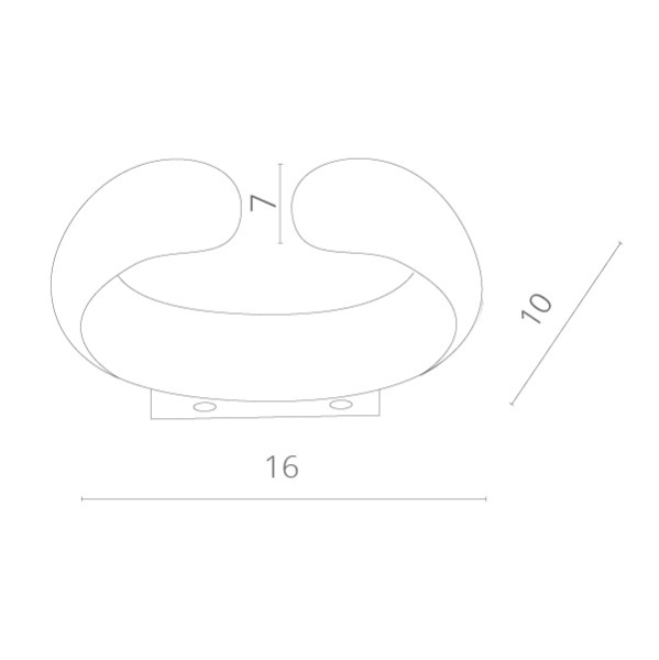 Бра ARTE Lamp A1419AP-1WH