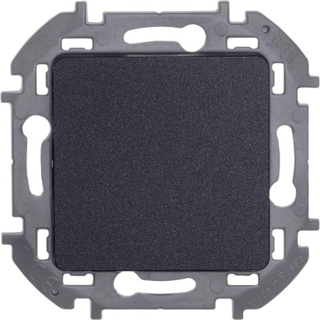 Выключатель 1-кл. Inspiria 10А IP20 250В 10AX механизм антрацит IEK 673603