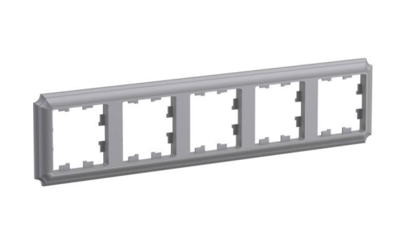 Рамка 5-м AtlasDesign Antique универс. сталь SE ATN100905