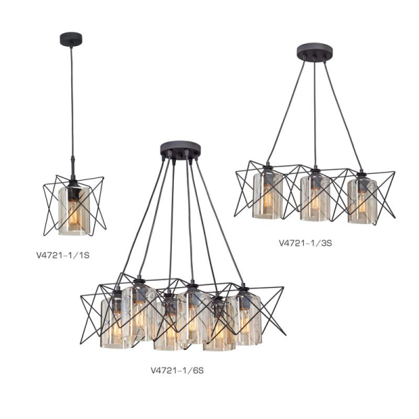 Люстра 6хE27 макс. 60Вт Vitaluce V4721-1/6S