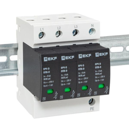 Ограничитель перенапряжения имп. ОПВ-D4 EKF opv-d4