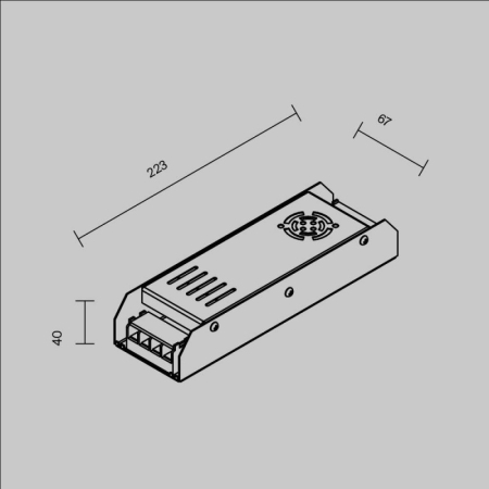Блок питания для светодиодной ленты Maytoni Technical 811002