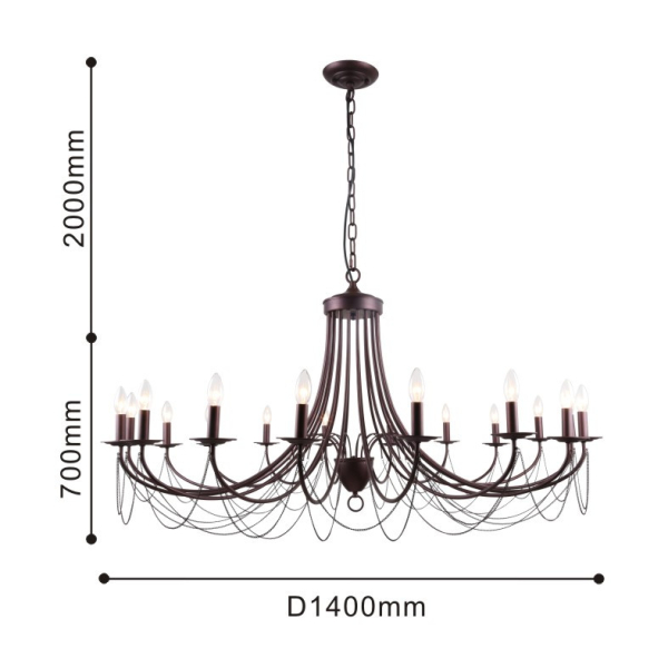 Подвесная люстра F-Promo 2590-18P