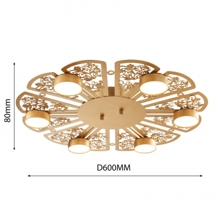 Накладная люстра Favourite 2605-6C
