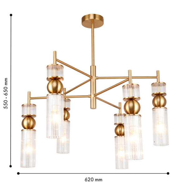 Люстра на штанге F-Promo 4737-6P