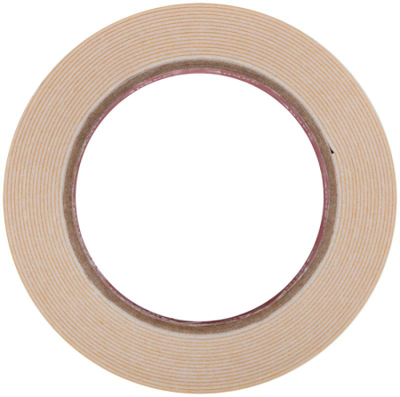 Лента монтажная клейкая на вспененной основе 25ммх5м черн. КУРС 11789