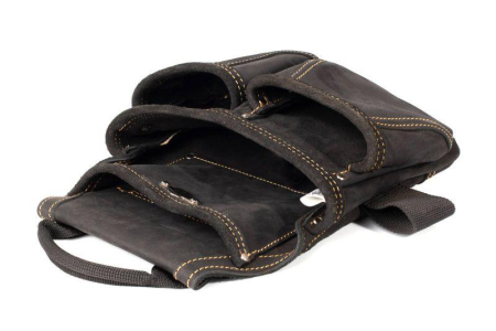 Сумка кожаная поясная без ремня СК-4 КВТ 78429