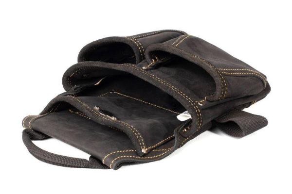 Сумка кожаная поясная без ремня СК-4 КВТ 78429