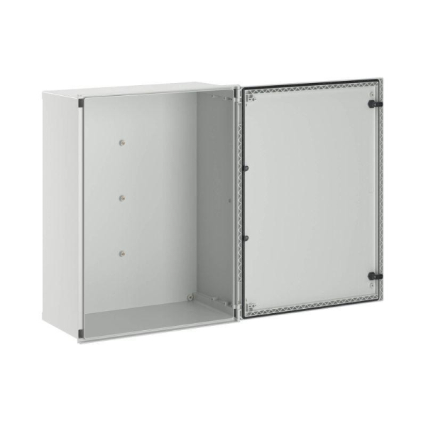 Шкаф цельный навесной без МП со сплошной дверью 800х600х300мм фиберглас DKC CN50863