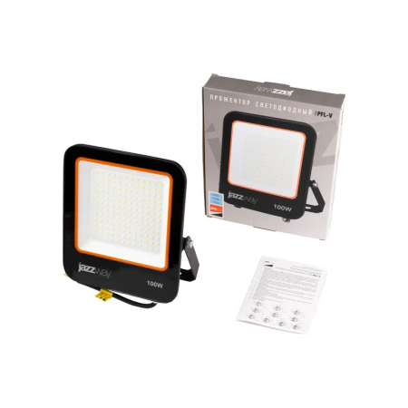 Прожектор светодиодный PFL-V 100Вт 6500К IP65 ДО Pro JazzWay 5039759
