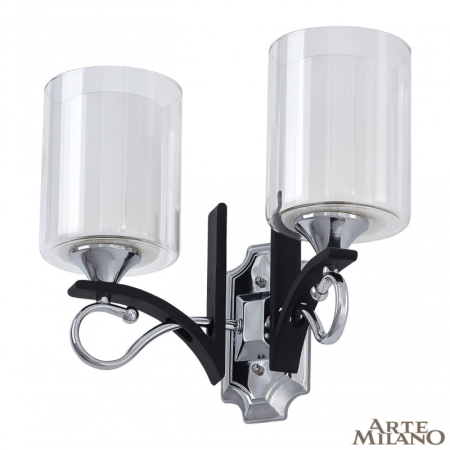 Бра Arte Milano 309167/2W Bk/Ni