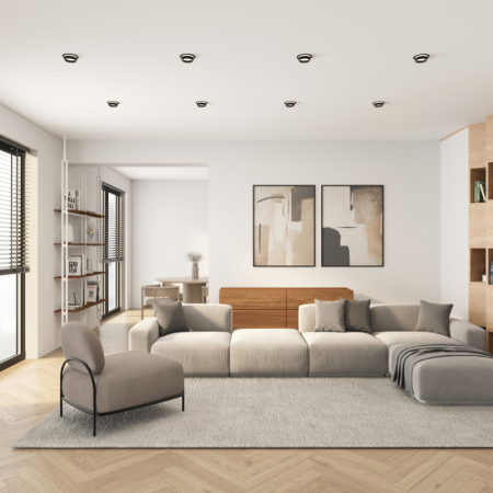 Встраиваемый светильник Denkirs DK2100-BK