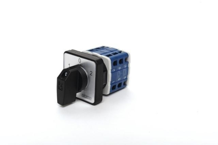 Переключатель управления двигателем трехфазный (1-0-2) 25А EMAS PSA025MS334S