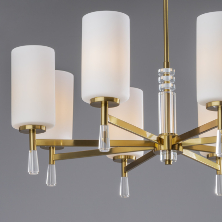 Люстра на штанге Freya FR2031PL-08BS