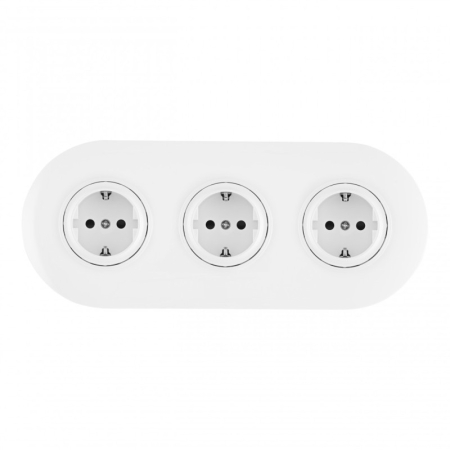 Розетка Arte Milano SET08-3-40-1x3 white