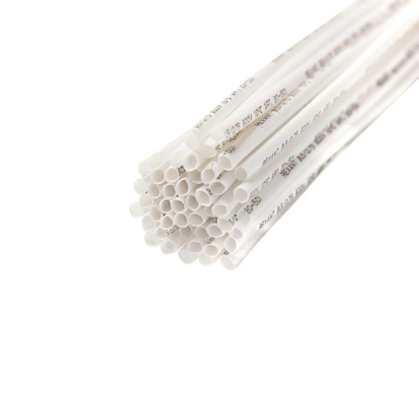 Трубка термоусаживаемая ТУТ нг 1,5/0,75мм, белая, упаковка 50 шт. по 1м REXANT