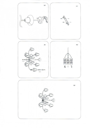 Люстра на штанге Lightstar 814074