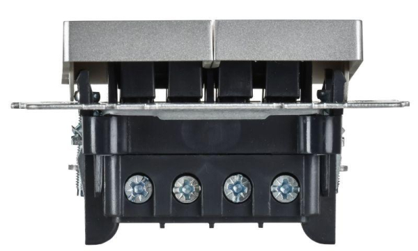 Выключатель перекрестный 2-кл. СП BRITE ВС10-2-3-БрА 10А механизм алюм. IEK BR-V23-0-10-K47