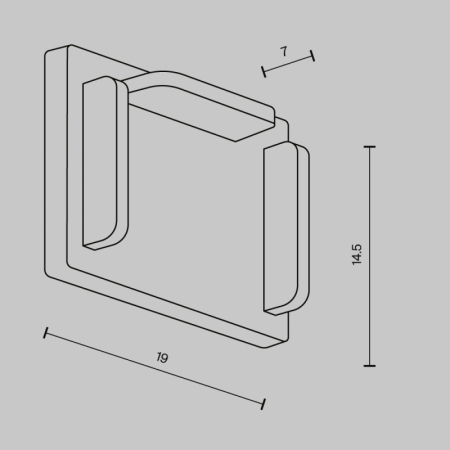 Заглушка Maytoni Technical TRA239EC-41B