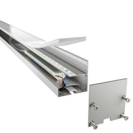 Line Alum Standart 500x50x50 10Вт 4000К Опал