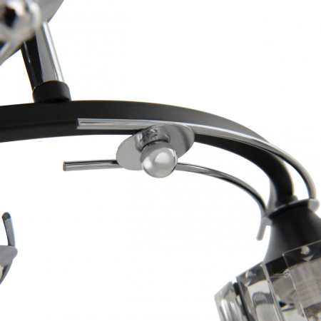 Накладная люстра Arte Milano 327103/5 BK+CR