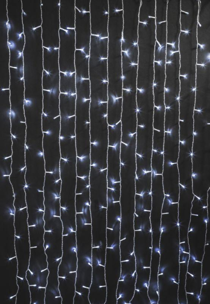 Гирлянда светодиодная "Занавес водопад" 93 712 NGF-C02-06 2.1х1.4м 396LED CW IP20 TR Navigator 93712