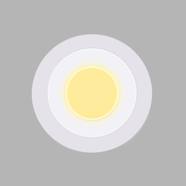 Светильник светодиодный накладной REXANT AuroraSunset Wave с изменяемой цветовой температурой и регулируемой мощностью 4W+4W, 2700-6500 К LED