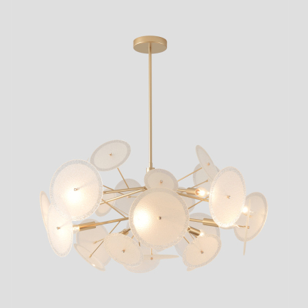 Люстра на штанге Crystal Lux DANDELION SP10 GOLD