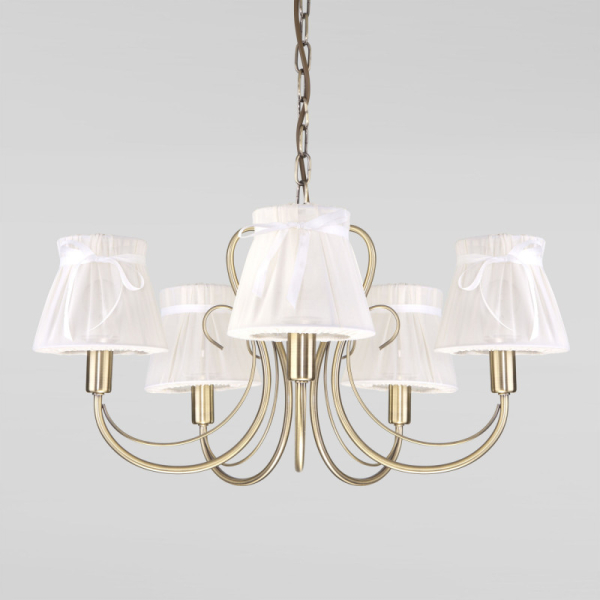 Подвесная люстра Eurosvet 60061/5 античная бронза