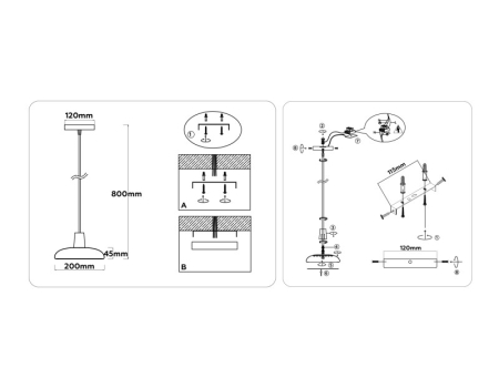 Подвесной светильник Ambrella Light FL4839