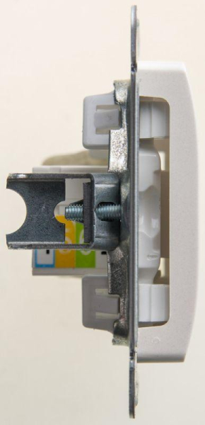 Розетка телефонная 1-м Glossa RJ11 механизм перламутр. SE GSL000681T