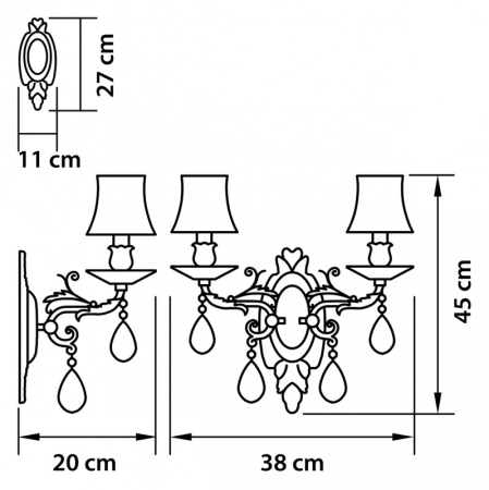 Бра Lightstar 701621