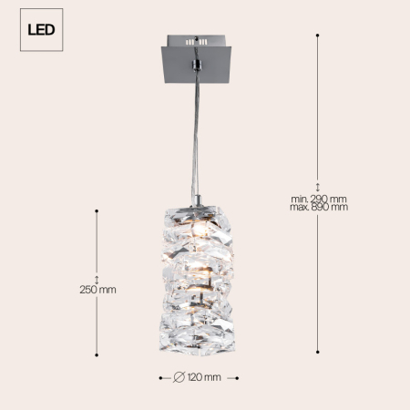 Подвесной светильник Maytoni MOD124PL-L3CH3K