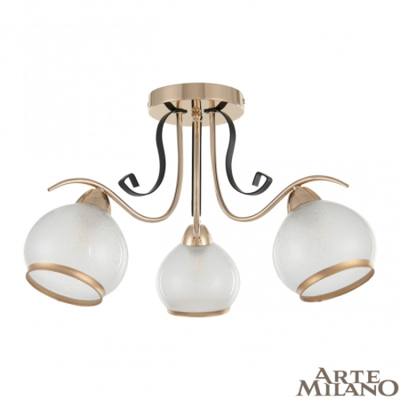 Накладная люстра Arte Milano 323306/3 FG+BK