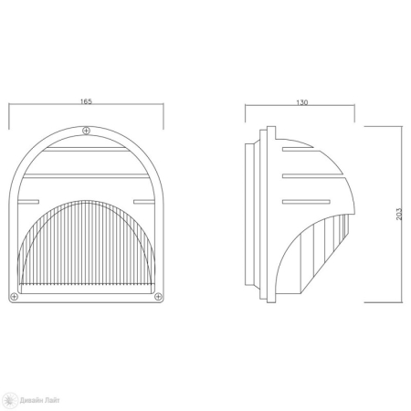 Светильник настенный ARTE Lamp A2802AL-1BK