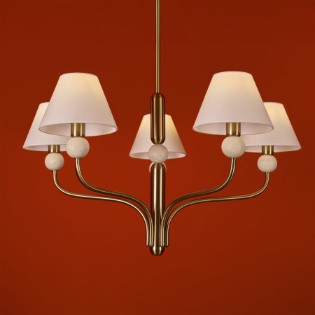 Люстра на штанге Freya FR2058PL-05BS