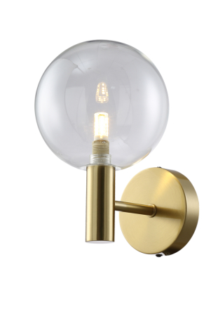 Crystal Lux Бра Crystal Lux ANDRES AP1 BRONZE/TRANSPARENTE