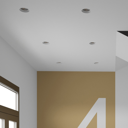 MIZAR FLAT Встраиваемый потолочный гипсовый светильник