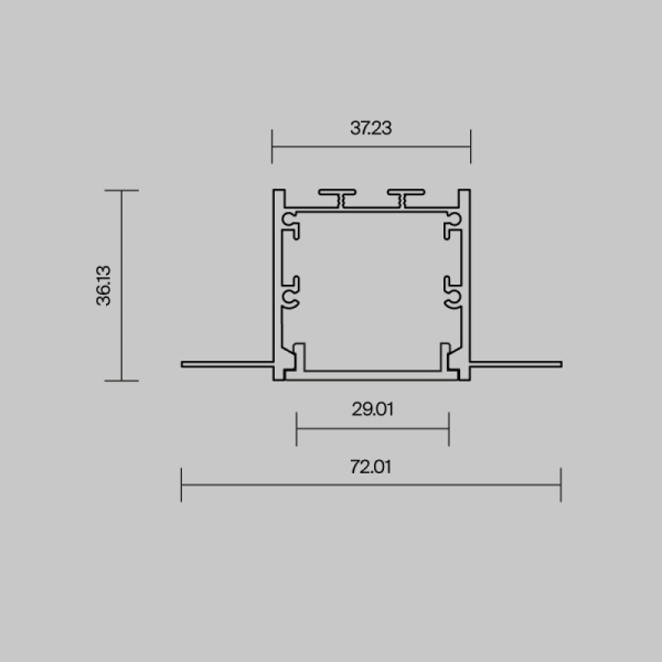 Профиль Maytoni Technical 636011