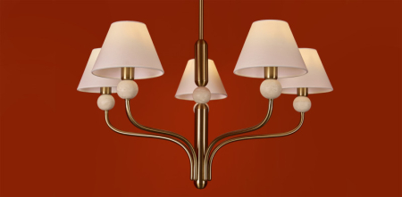 Люстра на штанге Freya FR2058PL-05BS