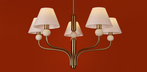 Люстра на штанге Freya FR2058PL-05BS