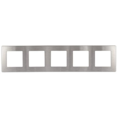 Рамка 5-м 12-5105-03 сатин алюм. Эра Б0052541