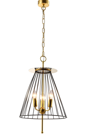 Crystal Lux Светильник подвесной Crystal Lux MODESTO SP3 BLACK/GOLD