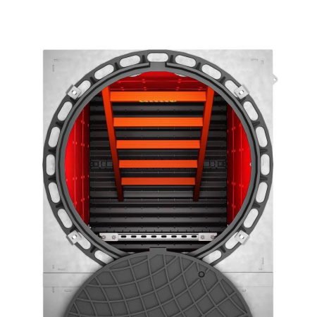 Лестница диэлектрическая H=1.5м стеклопластик. DKC SDF1542